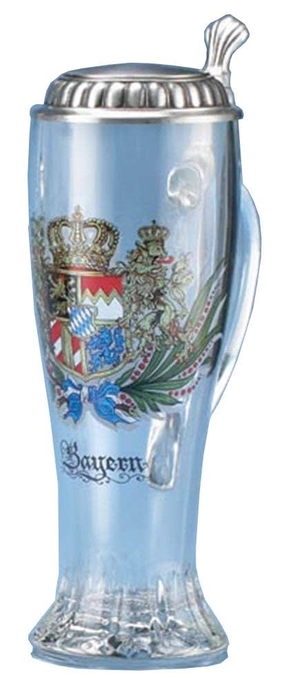 Amazon.co.jp: バイエルンクレストグラス ビールジョッキ